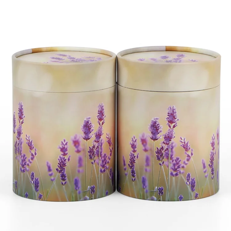 Eco friendly sea burial dog cat urn funeral supplies paper scatter tube pet ashes casket coffin