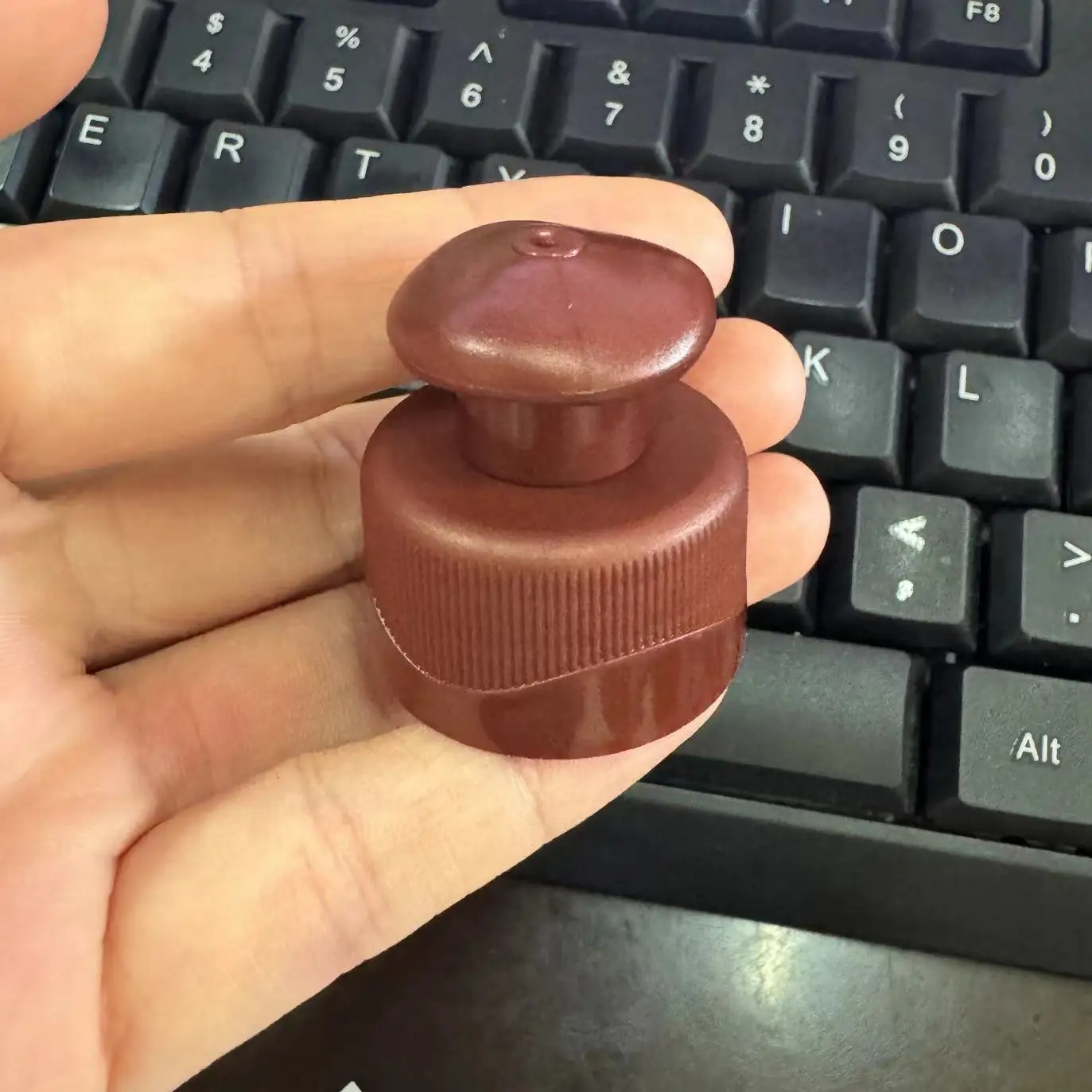 Hotsale Mushroom Shape Plastic pp Push Pull Cap 28/410 24/410