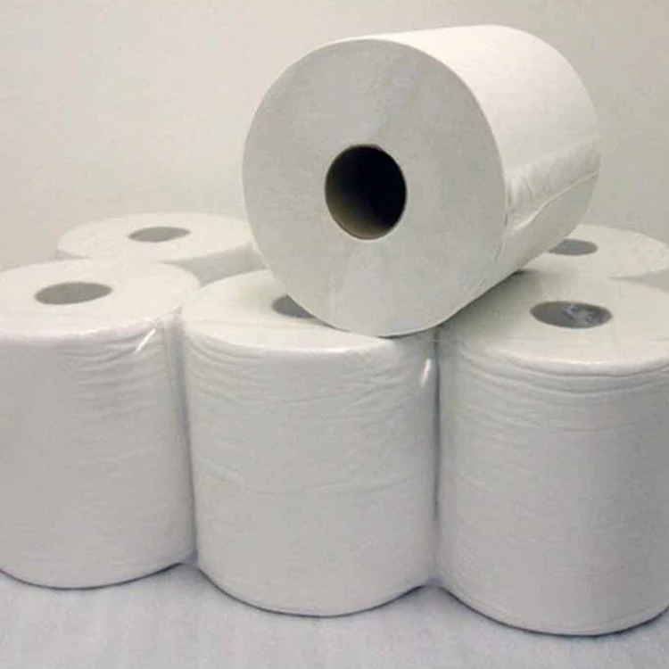 Cheapest virgin wooden pulp/bamboo pulp oil aAbsorption nonwoven Industrial paper towels roll