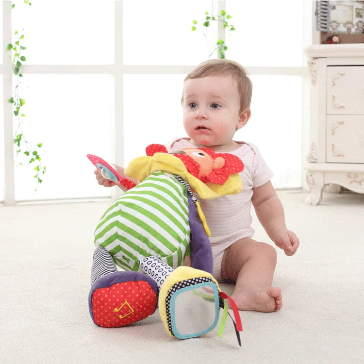 
Wholesale Lovely Cartoon Lion Baby Custom Made Soft Plush Animal Toy 