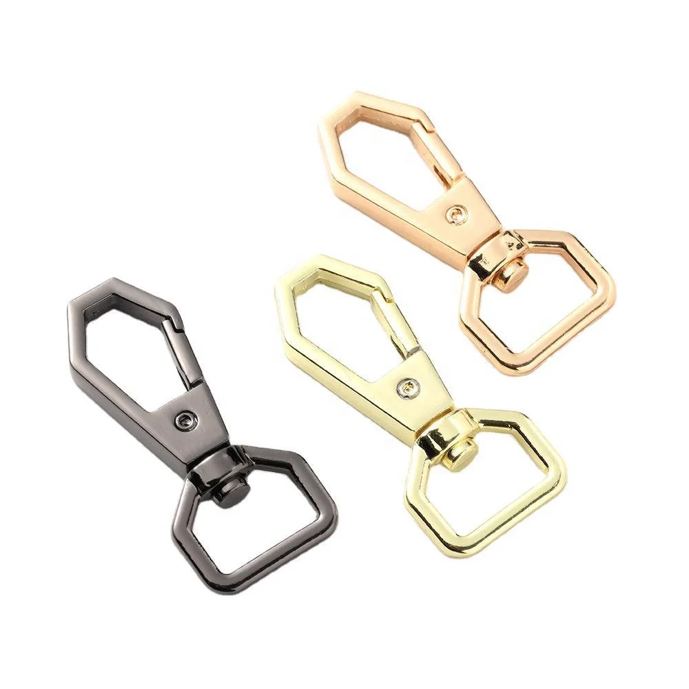 Dog Buckles S Hook Snap Hooks Swivel Snap for Bags Factory OEM Wholesale High Quality Zinc Alloy Stainless Steel Metal LH-3060