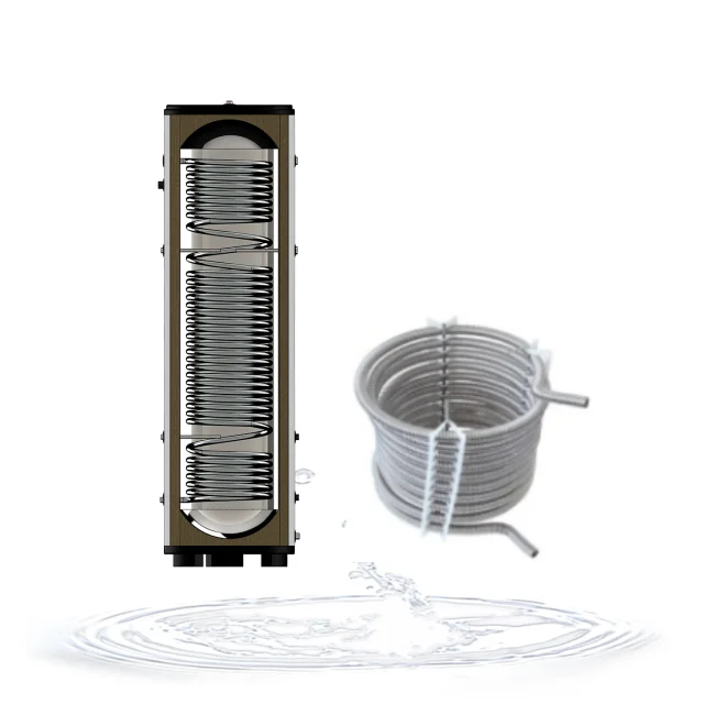 High quality 50l 100l 200l 260l 300l 400l 500l 1000l heat pump water heater with corrugated coil for kitchen bathroom of house