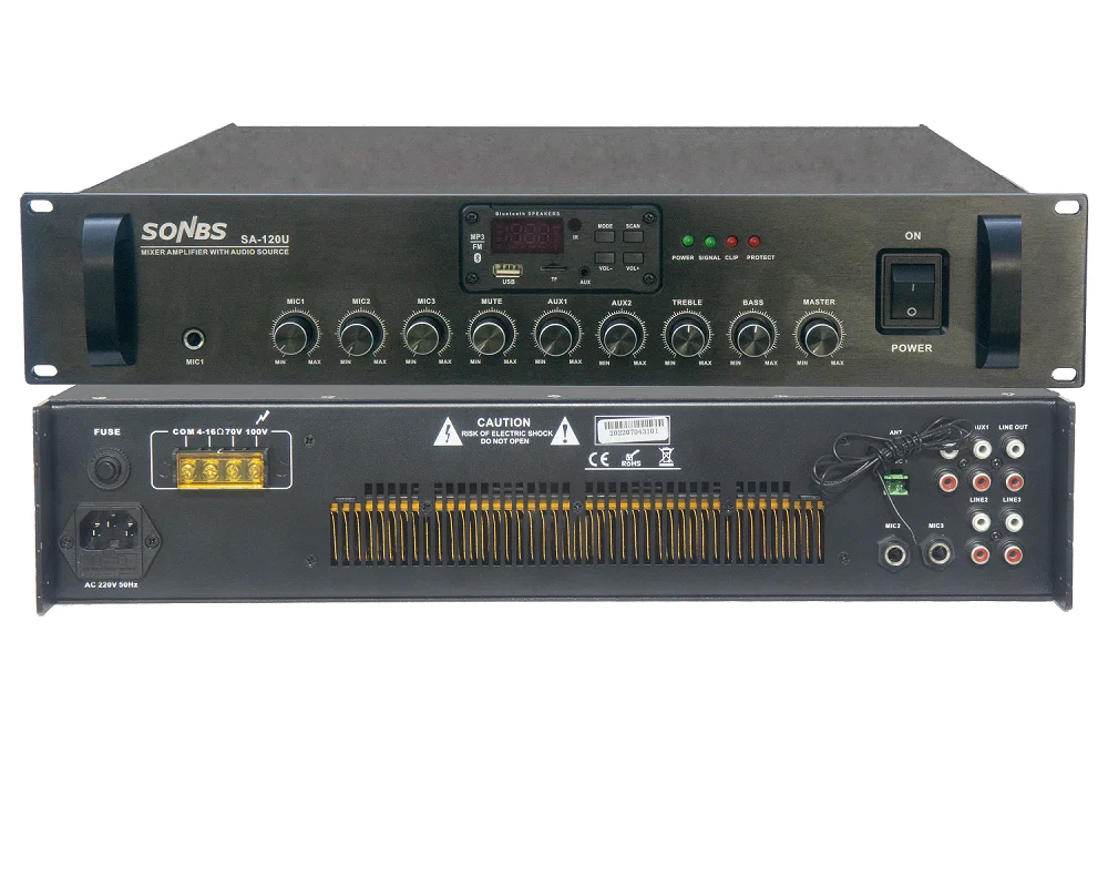 500W Mixer power amplifiers for sale with MP3/BT/ FM audio amplifiers for sale (1600636457506)