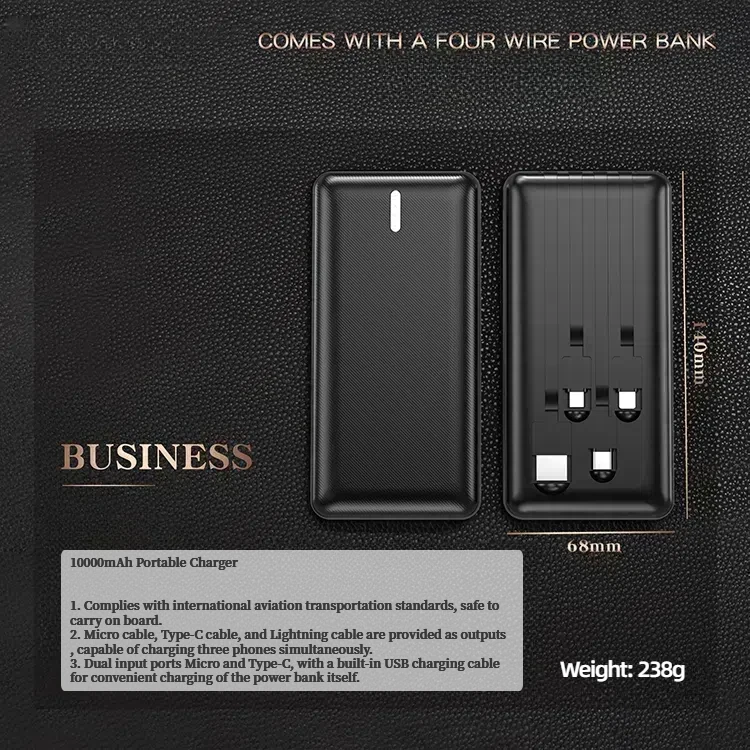 Glamorous Gift Box Set With Fucutional Four Wire Power Bank Leather Journal 380ML Thermos USB Notebook Gifts Corporation Custom