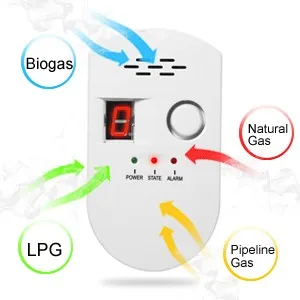 EN50194 Approval OEM Independent LPG Gas Alarm 100-240V/AC Home Gas Leak Detector