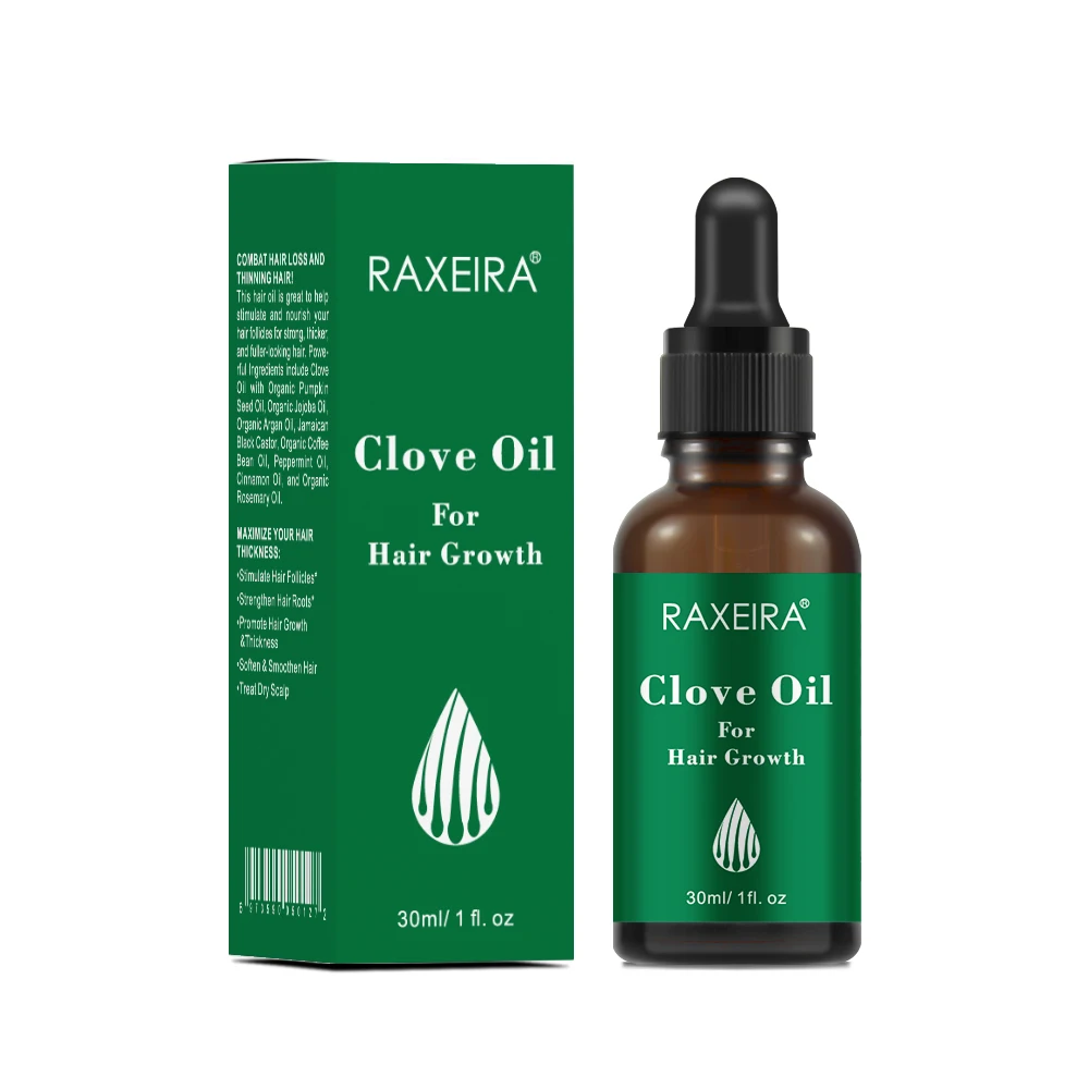 100% Natural Ingredients Extract Hair Care Loss Treatment Private Label Hair Growth Clove Oil