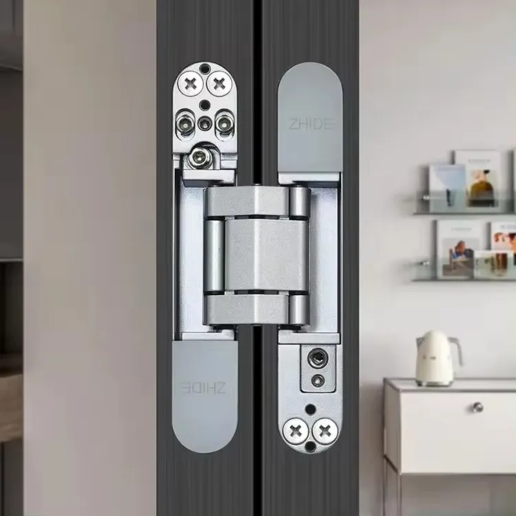 Bookcase-L Shape 180 Degree Rotation Hidden Secret Door Shaft 304 Stainless Steel Door Pivot Hinges
