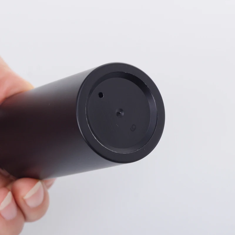 Customized 15ML 30ML 50ML Plastic PP Empty Matte  Black Essence Eye Cream Airless Pump Bottle With Vacuum