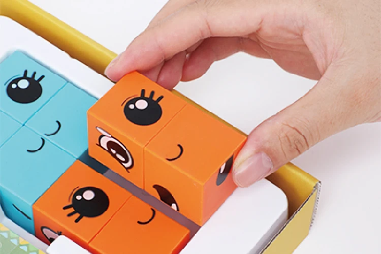 64PCS 3x3 magnetic cube changeable magnetic cube puzzle magnet puzzle cube for educational toys