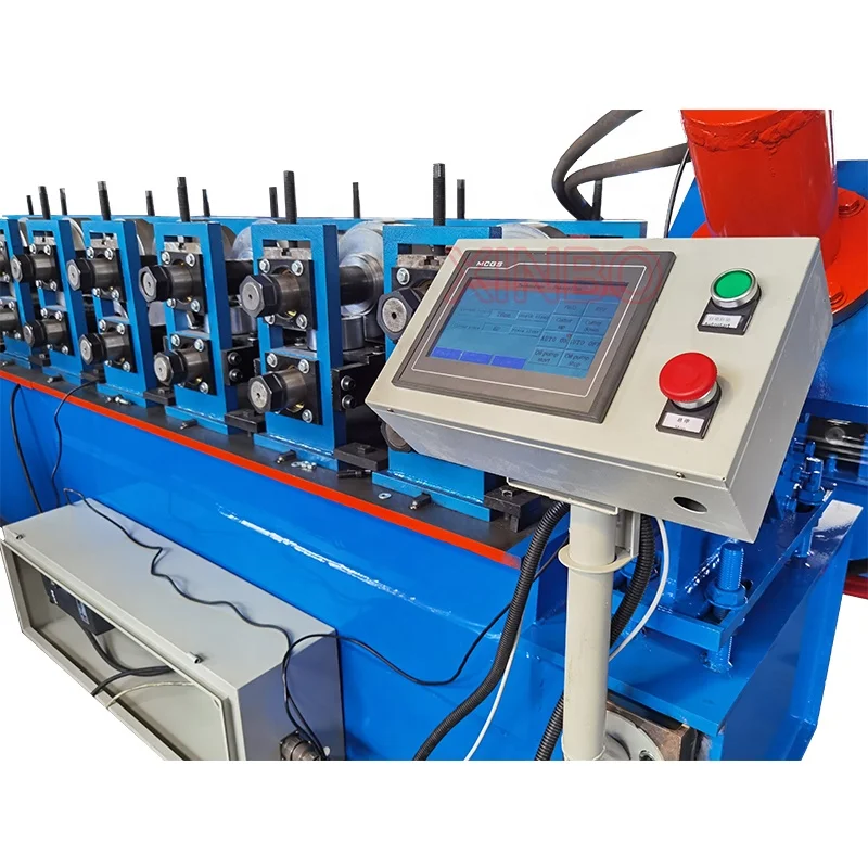 Galvanized steel door frame forming machine for door manufacturing profile roll forming machine
