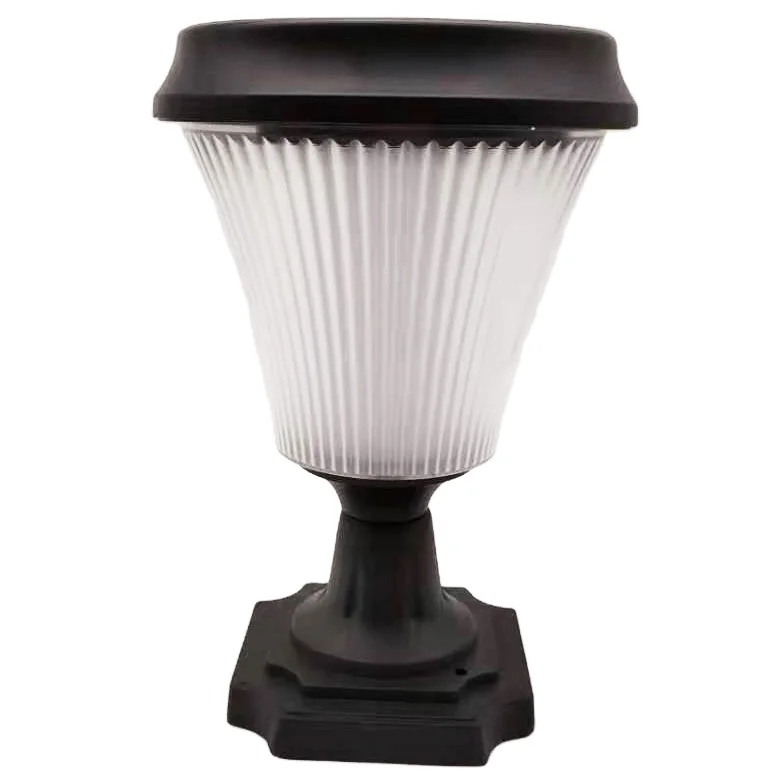 Hot-Selling Solar Pillar Light Pillar Gate Lights landscape light  Large battery capacity lamp