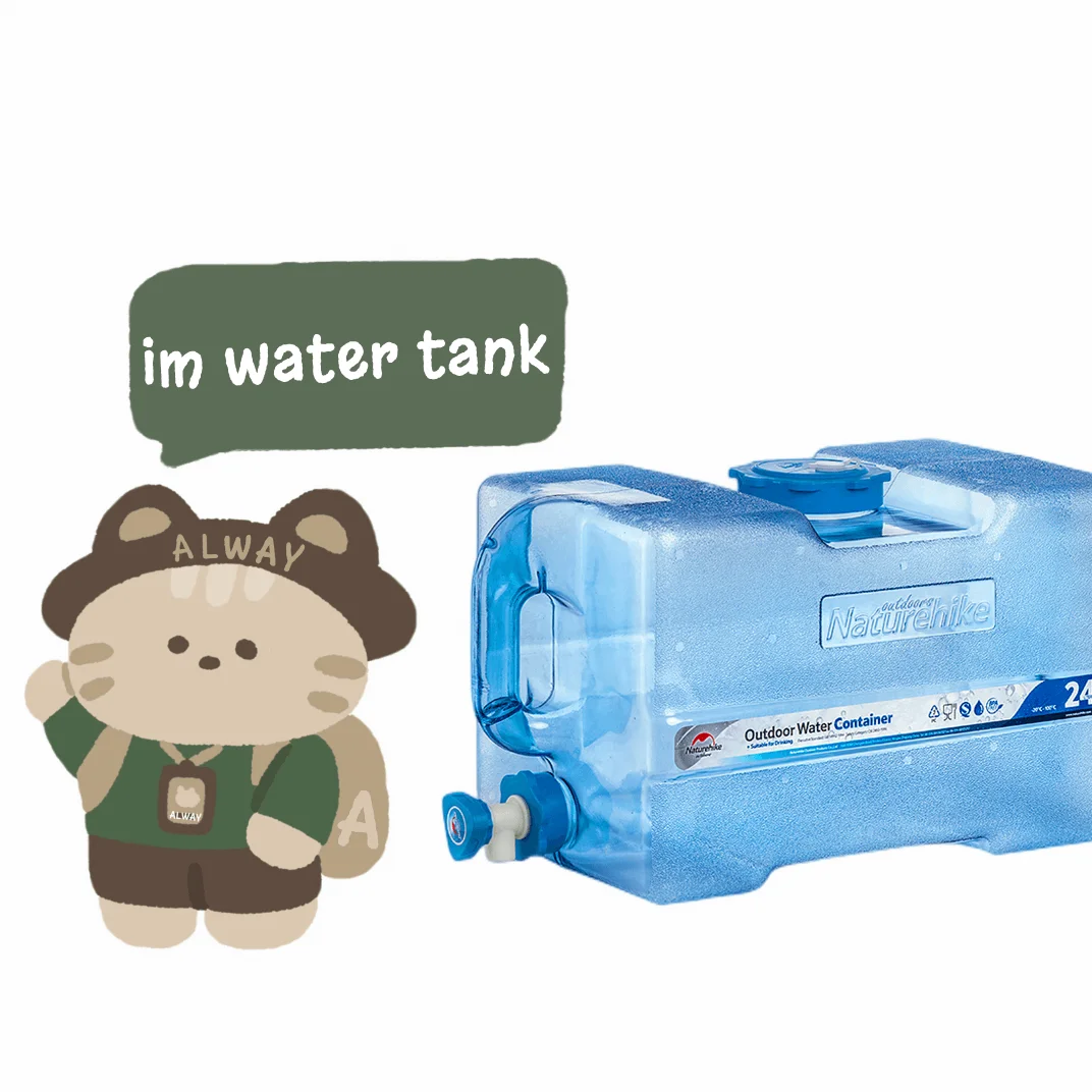 Outdoor camping water storage tank portable car large capacity with tap drinking water domestic water storage tank