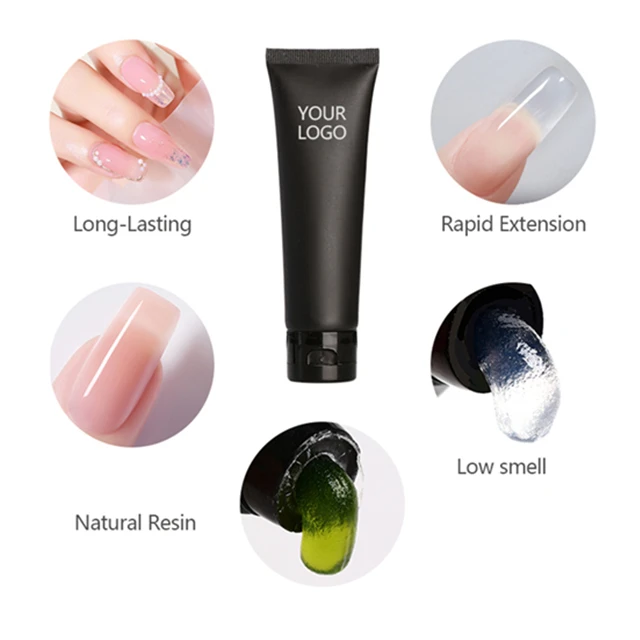 private label 15g 30g multiple colors extension led / uv nails polish art gel nail polish set poly gel nails kit free sample