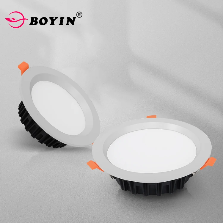 Энергосберегающий Домашний Светильник, Регулируемый потолочный встраиваемый 3 Вт 5 Вт 7 Вт 9 Вт 12 Вт 15 Вт 18 Вт 24 Вт SMD круглый светодиодный светильник