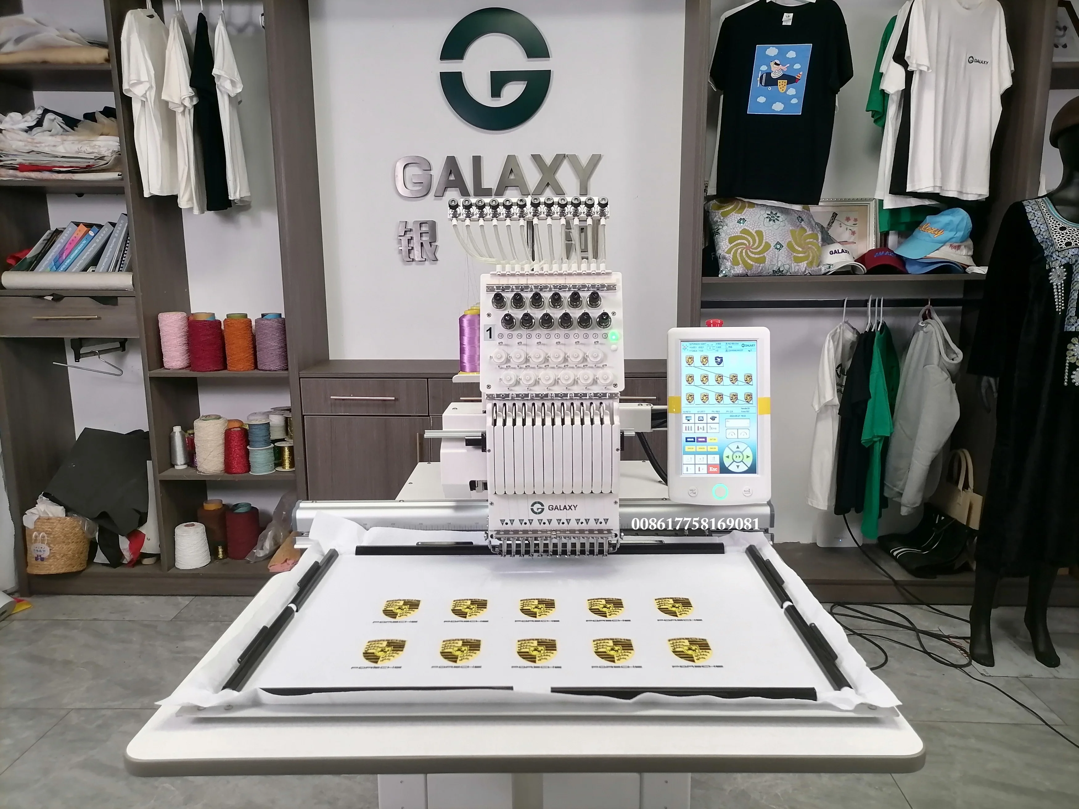 NEW TYPE 12 NEEDLES SINGLE HEAD  computerized embroidery machine brother software embroidering on flat,hats,garment