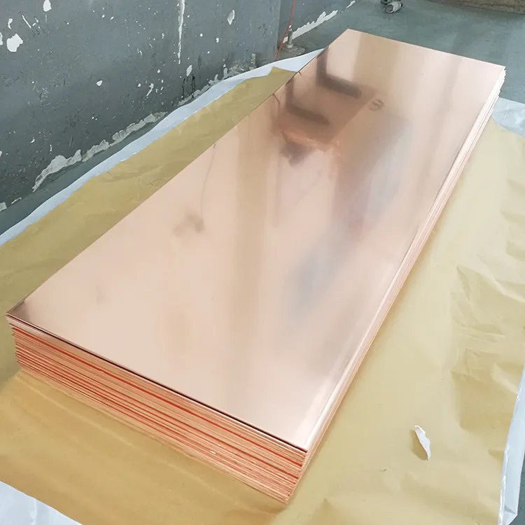 Factory Supply Customized Size 20mm Thick T2 H65 H62 C1100 C1220 C2400 C2600 Brass Copper Plate Sheet