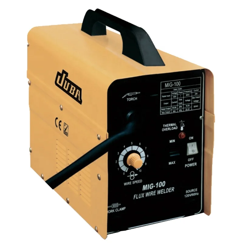 JUBA co2 welding machine 1 phase for gas no gas mig welder