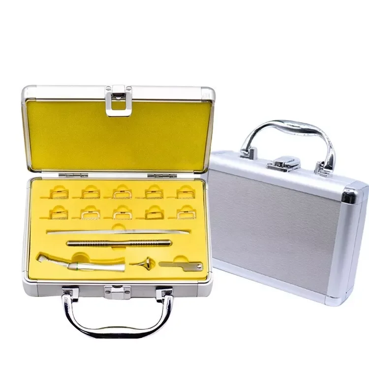 4:1 Reciprocating Interproximal Stripping Kit Contra Angle & 10 Interproximal Strips Kit Dental 4:1 Reduction IPR System