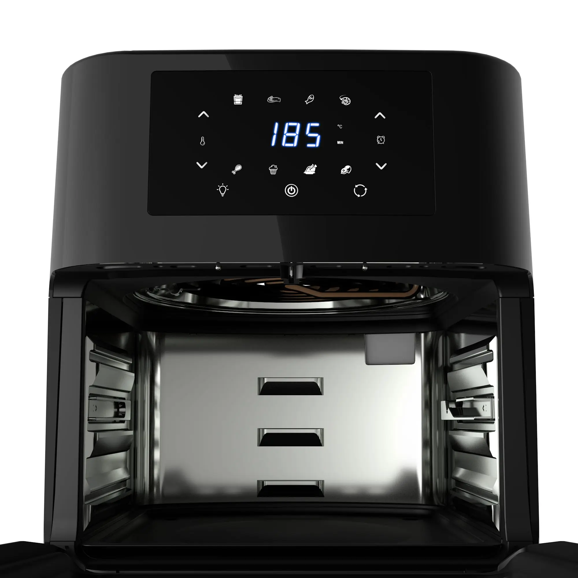Small kitchen appliances 360 Degree Rotating Multi Electric air fryer factory 11L big capacity no oil Air fryer oven
