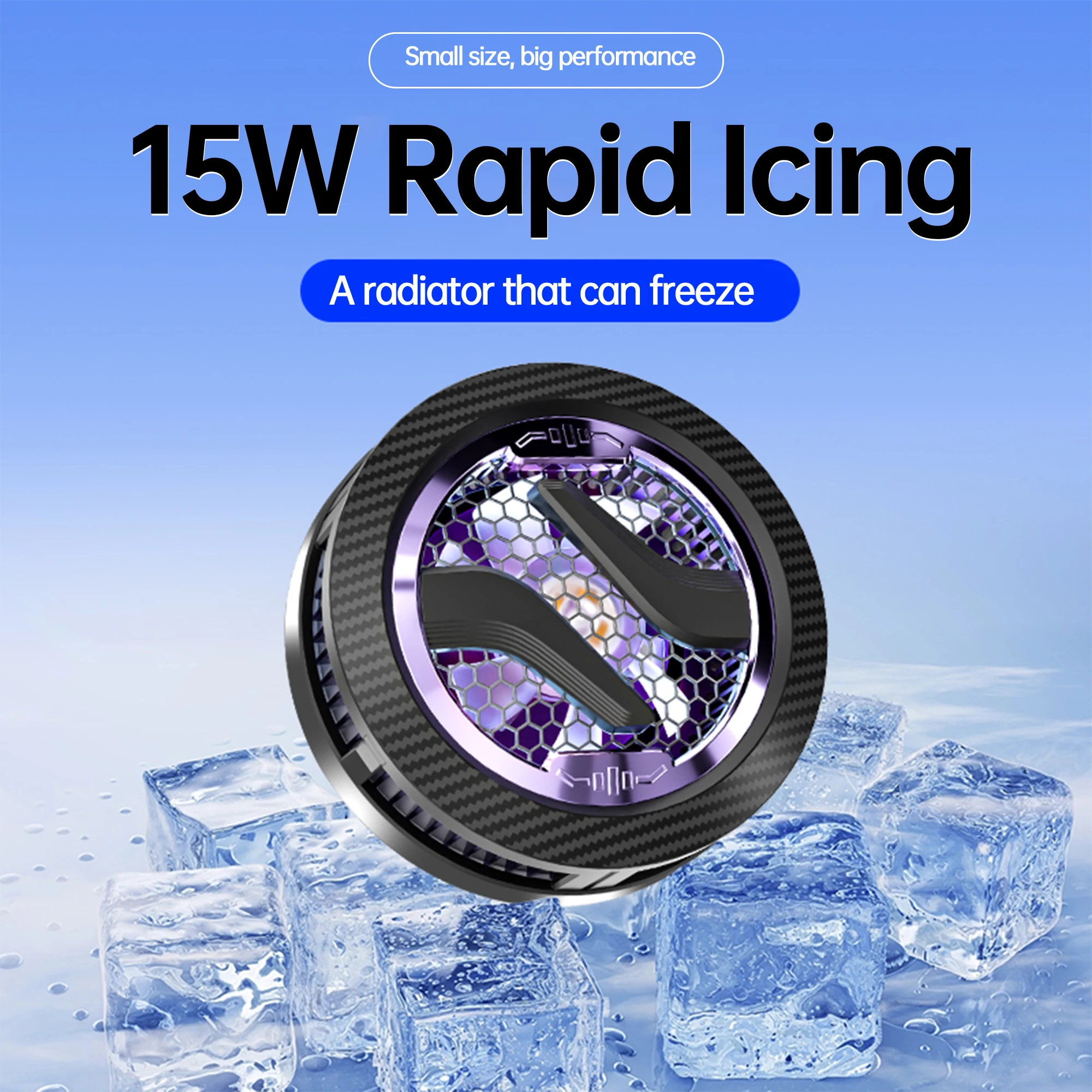 New S23 Mobile Phone Cooler Portable Quickly Cooling Phone Radiator with Fan for Gaming Mobile Phone Back Cooler