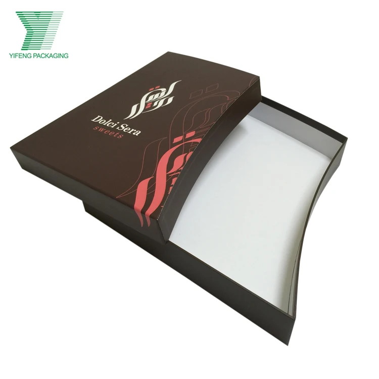 Chinese manufacturers custom shoulder gift box packaging candy bean dessert gift set chocolate box with insert