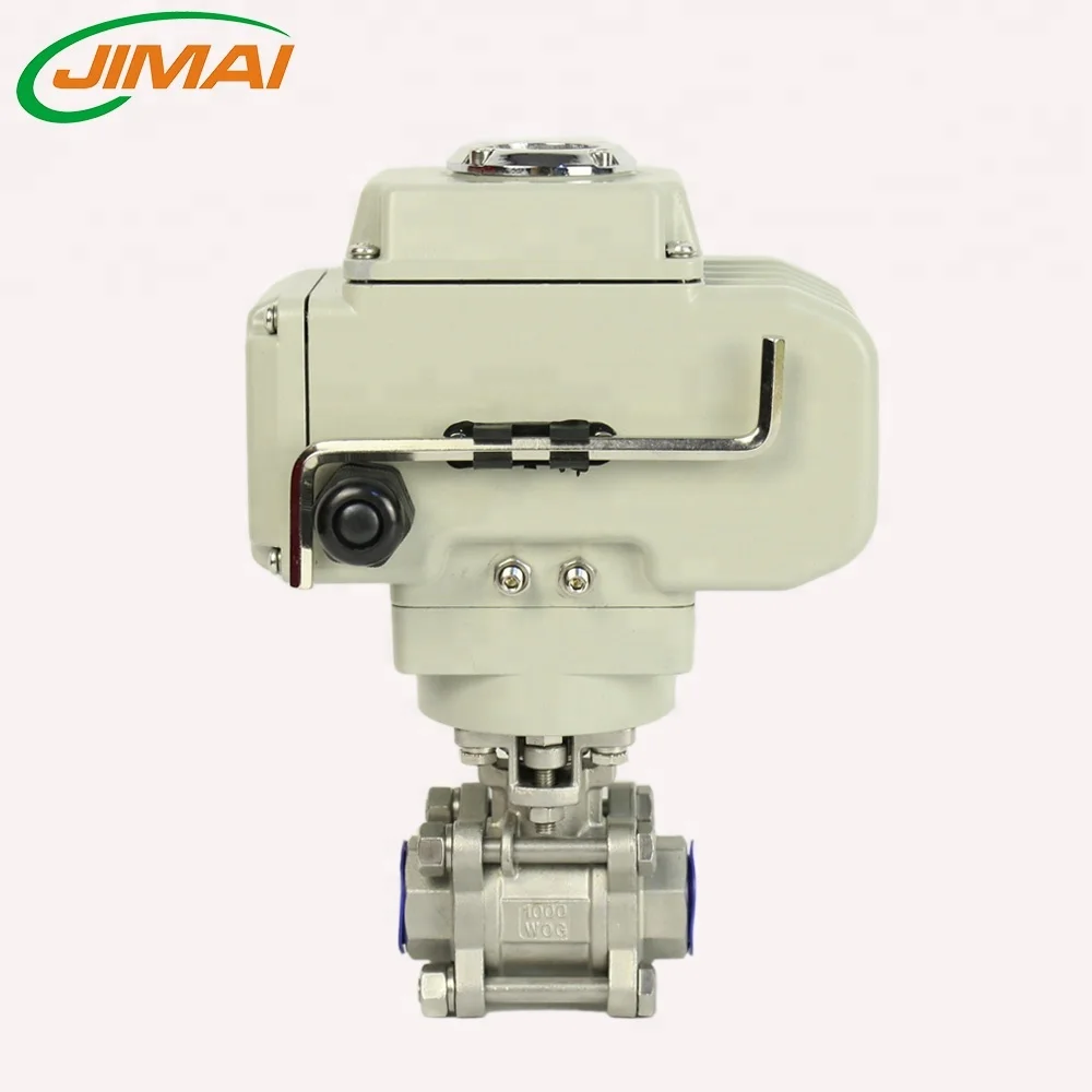 
Reasonable & acceptable price 220V/380VAC Electric Ball Valves with electrical actuator 