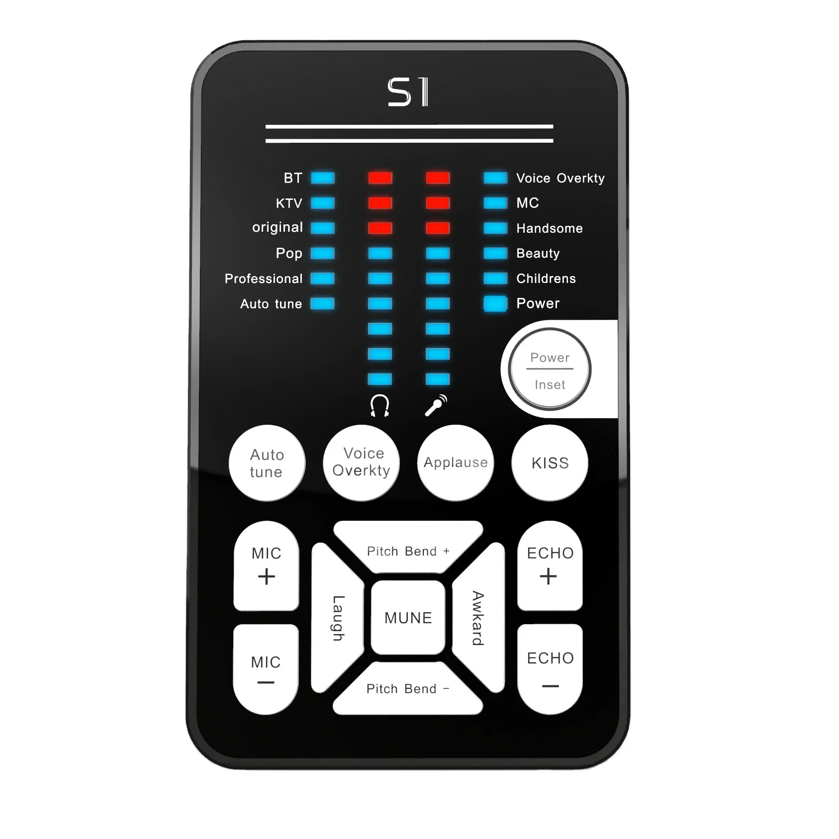 wholesale  S1 mini Sound card Audio set interface external  Live Microphone Sound Card  sing for Computer Pc Mobile Phone