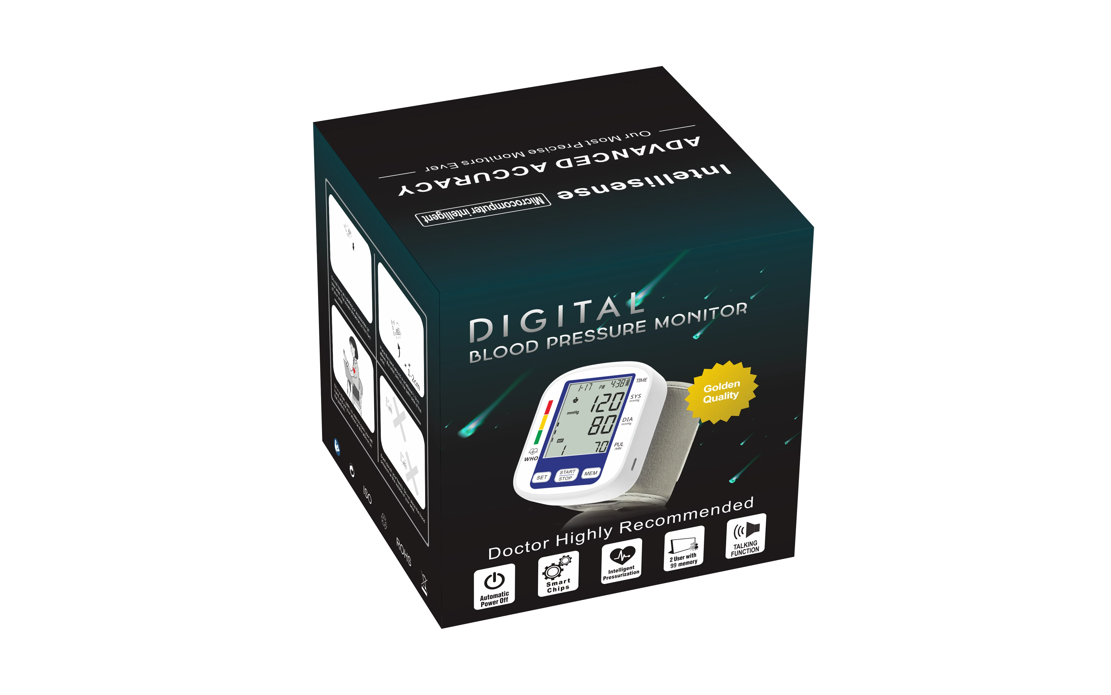 Home elderly wrist sphygmomanometer automatic high precision electronic measuring instrument wrist doctor medical