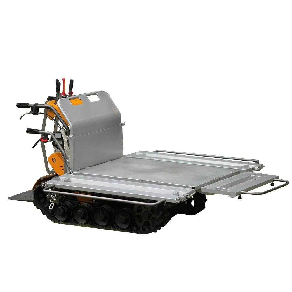Cheap 500kg 800kg 1000kg 1ton-8ton track dumper mini crawler transporter rubber Dump Trucks for sale with EPA