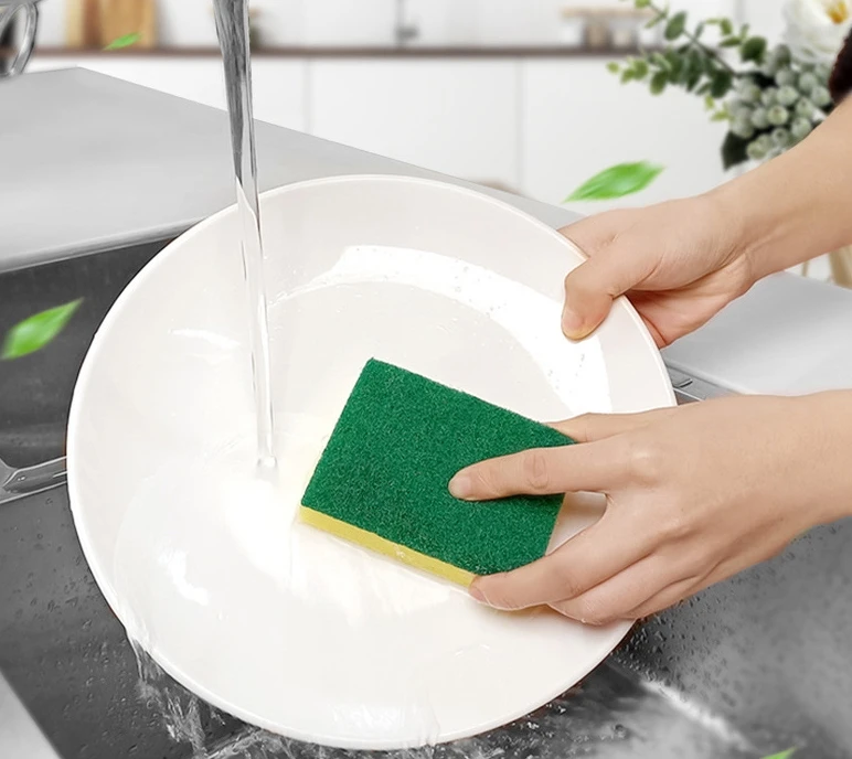 Dish Sponges For Washing Dishes, For Kitchen Sink Scrub Sponges Kitchen Cleaning Sponges Pack For Household Use