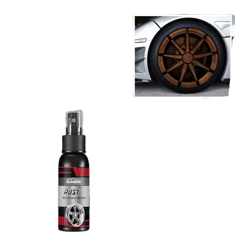 Rayhong rust remover spray car skylight headlight headlight wheels cleaning anti rust oil decontaminating rust conversion agent