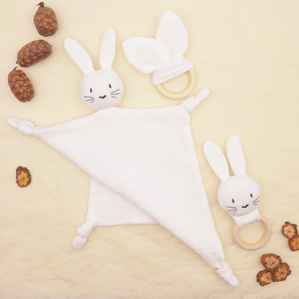 Maydow Factory Price Christmas Gift Muslin soft Cotton Comforter Baby Security Blanket dragon dinosaur stuffed toys For Kids