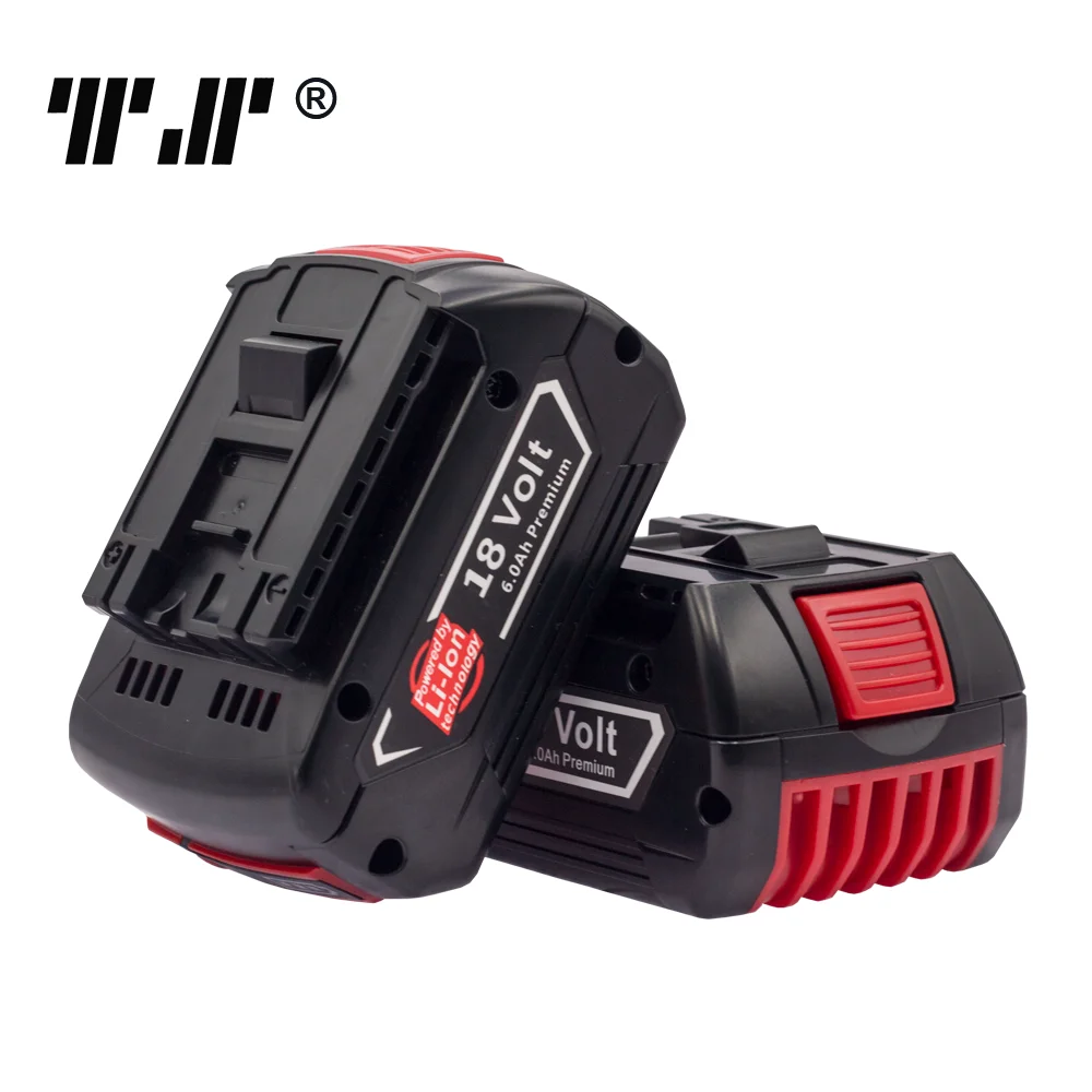 Аккумулятор для Bosch 18V 3.0AH 4.0AH 5.0AH 6.0AH BAT609 3601H61S10 BAT618 BSH180 DGSH-181 PLH181K HDB180 GWS