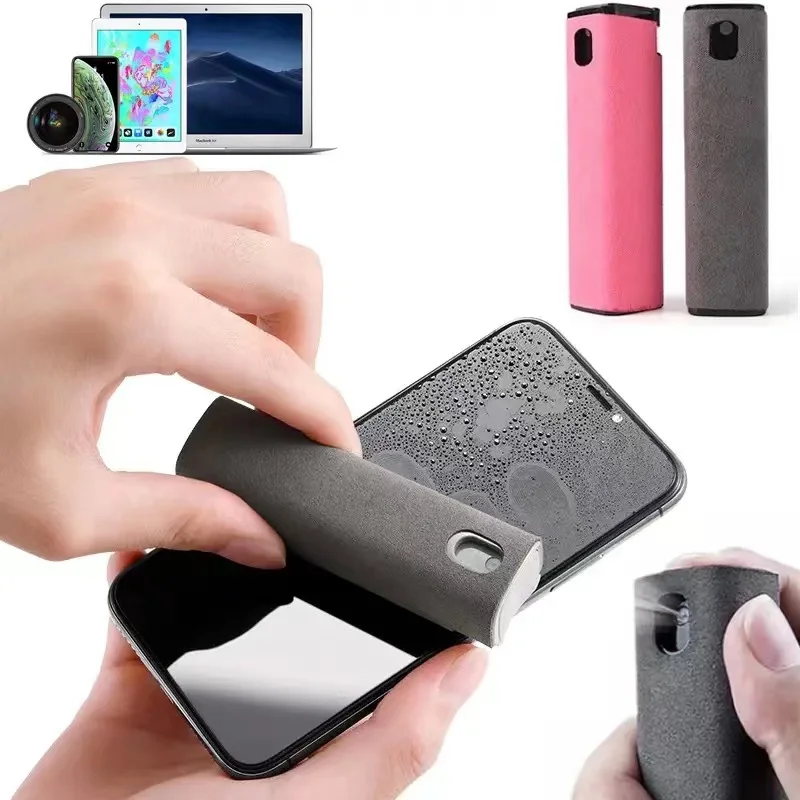 2in 1 Oem Cleaning Brush Kit Screen Cleaner Kit Portable Mobile Cell Phones Tv Laptop Screen Lens Cleaning Spray