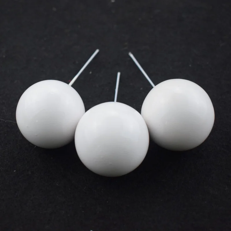 20pcs ins happy birthday cake decoration Gold Silver  Balls Cake Pick DIY Cake Insert Topper mixed size