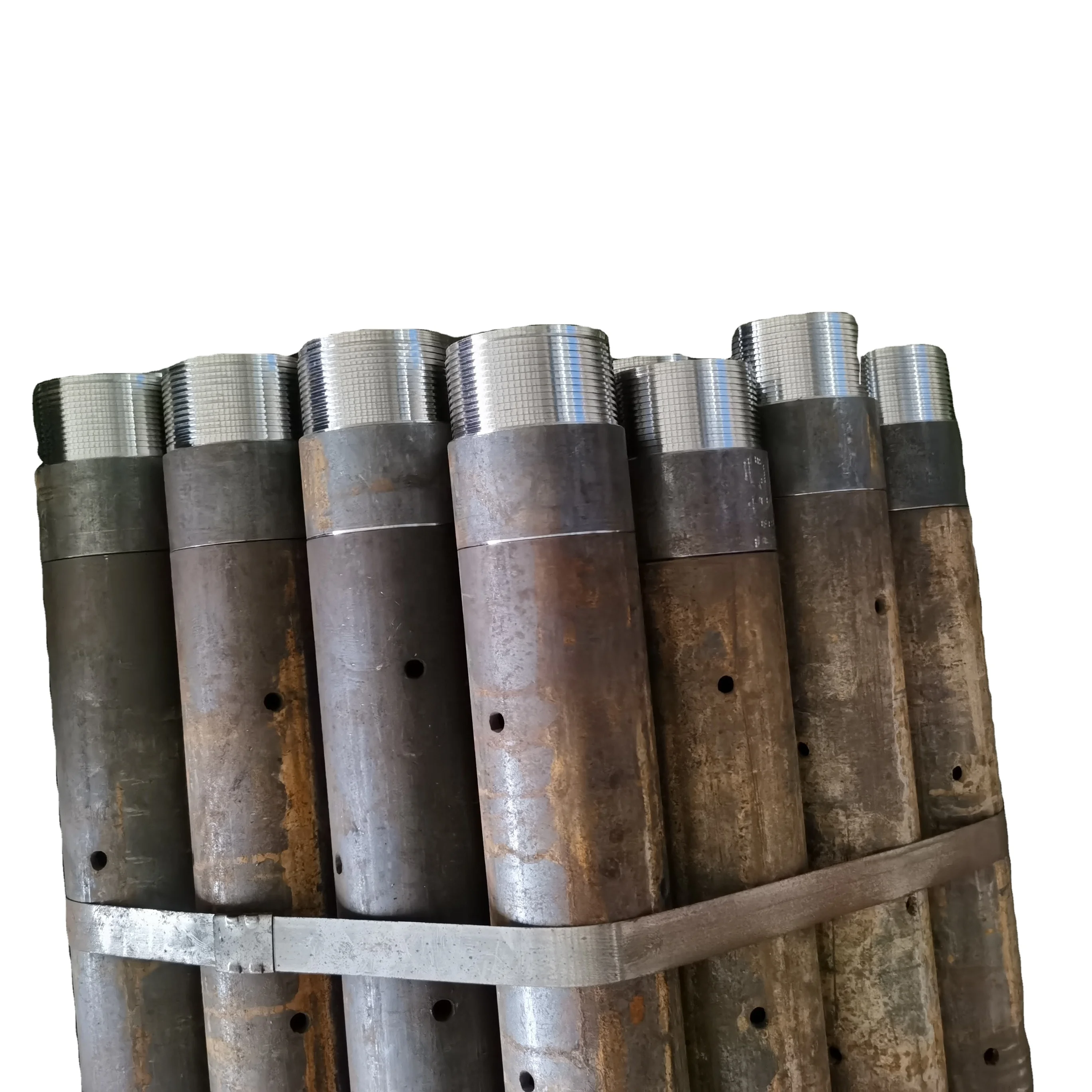 Seamless Steel Pipe with Threading End Coupling for Grouting Underpinning Deep Foundation Structure Pipe Certified GS SABS TISI