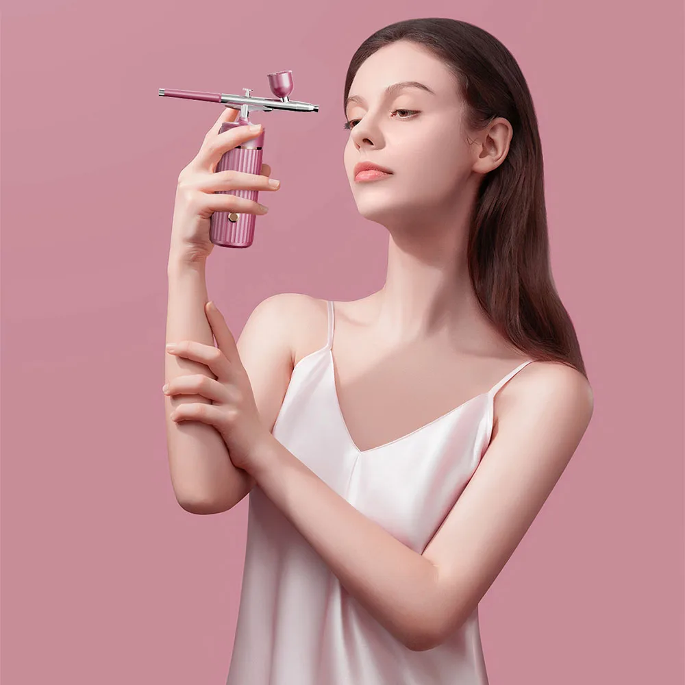 Portable Airbrush Spray Baking Decoration Cake Gun Air Cordless Oxygen Spray Gun Facial Mist Sprayer