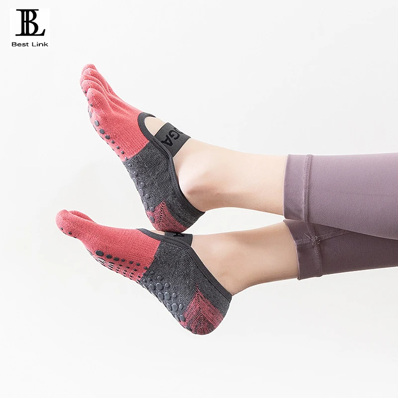 women yoga sock manufacturer custom logo wholesale pilates socks yoga grip socks