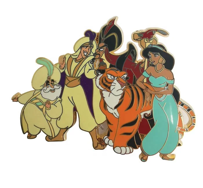 Kunshan Factory Fantasy Pin Custom  Rose Gold Plated Hard Enamel Pin