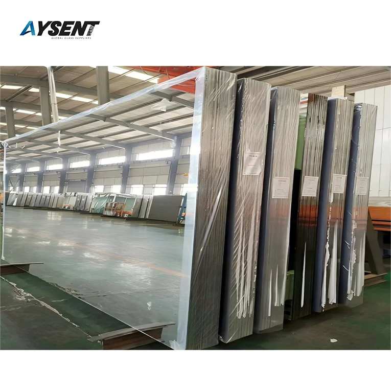 Modern Style Cheap Large 2440*1830 Silver Mirror Glass Sheet 3mm 4mm 5mm Aluminum Mirror Glass Decor Square Float Decorative