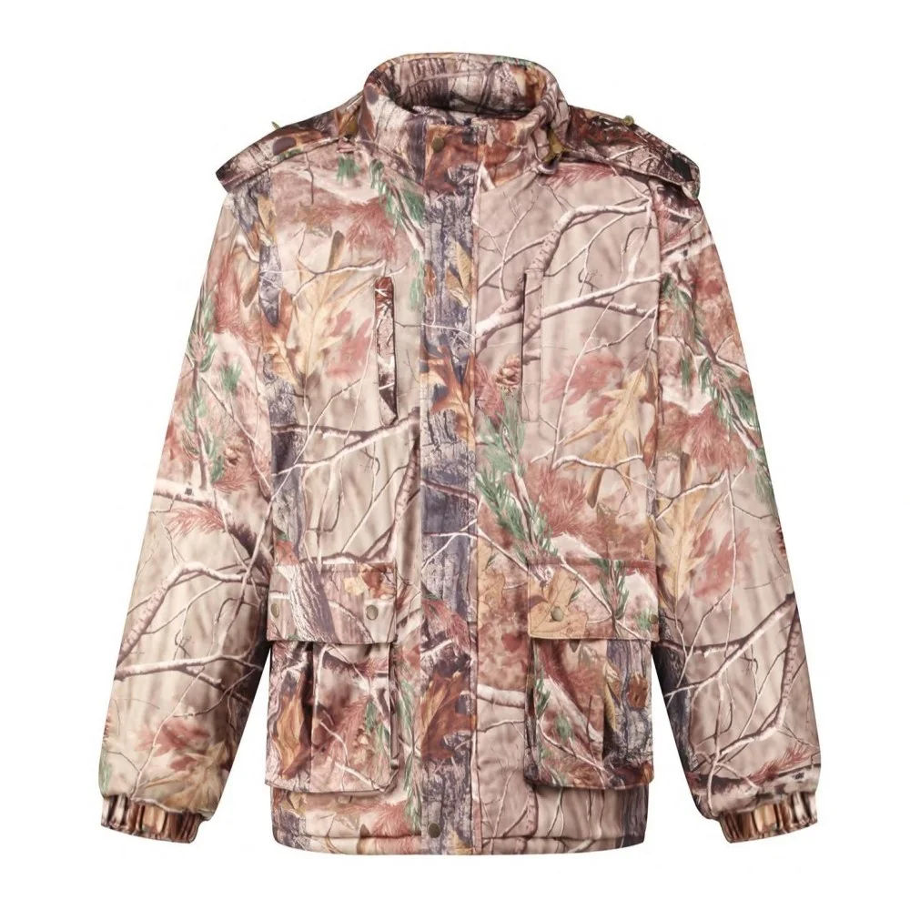 Outdoor camouflage tactical suit dry leaf camouflage waterproof windproof cold camouflage jacket