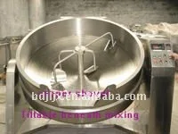 Коммерческий автоматический газовый жаккардовый чайник с смесителем и крышкой