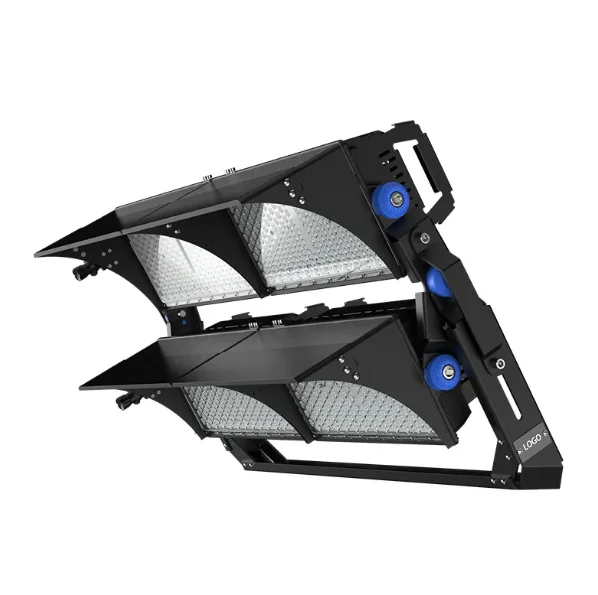 LED Stadium Flood Lights Outdoor 2000W Equivalent 340000LM Super Bright 5700K 85-277V Commercial IP66 Waterproof for Arena Court
