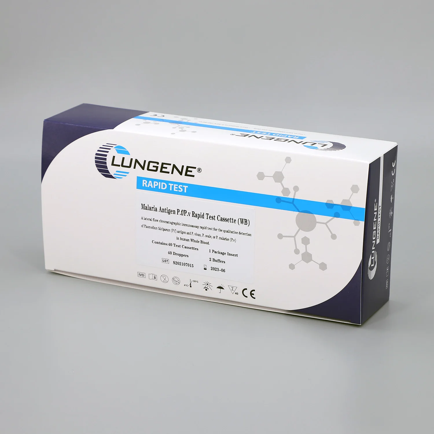 Clongene Colloidal Gold self test Malaria (P.f/P.v) antigen rapid test kit manufacturers