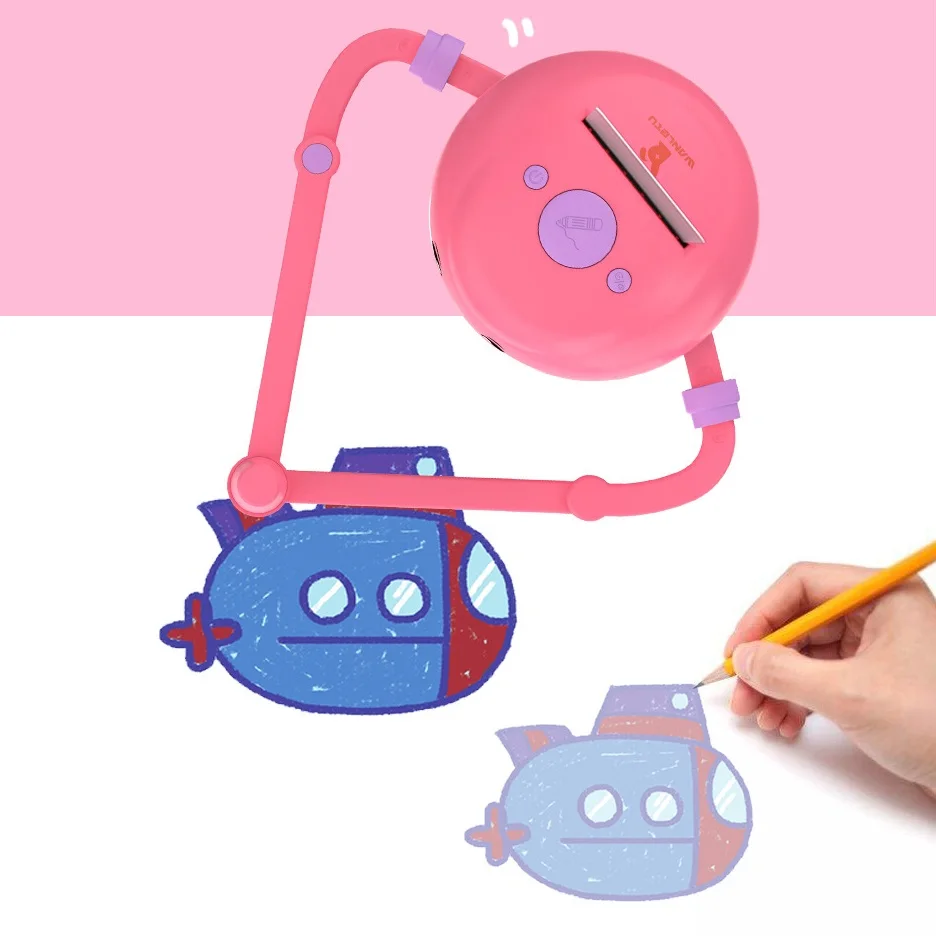 Painting Math Toys Themes Pictures Drawing Robots Technology Boy Girl Automatic Painting Learning Art Training Machine Toys