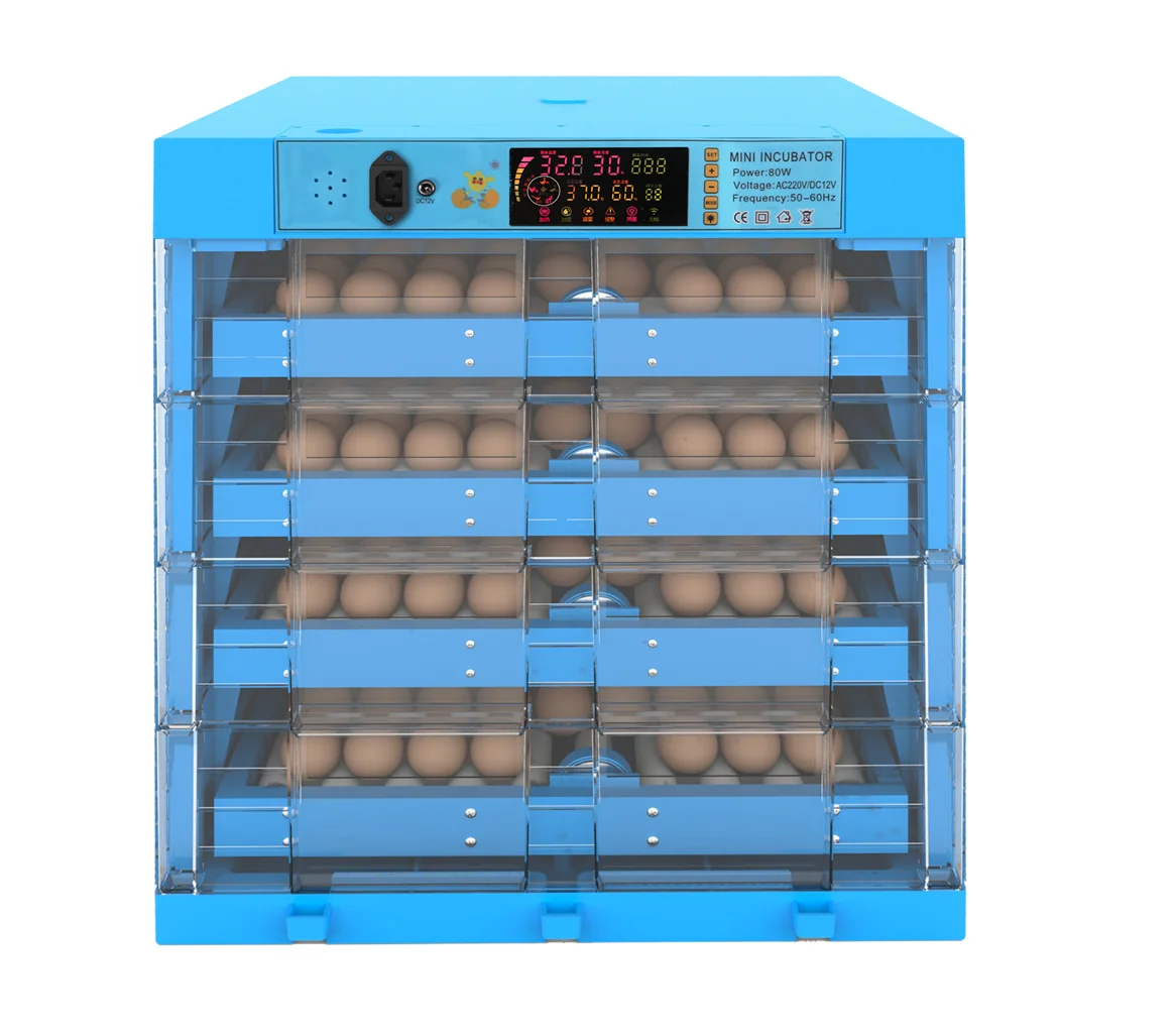 Plastic Egg Incubators Electric 320 Eggs Automatic Hatchery Egg Incubator Pc Bird Multifunctional NLF 12V 220V Chicken 64 PCS