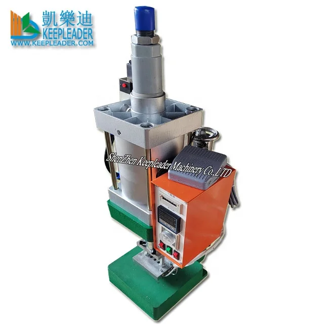 Pneumatic Hot Stamping Machine for Plastic Rubber Indenting_Leather Embossing_Wooden Branding_Paper Gilding Heat Press Imprinter