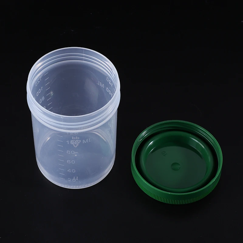 Good Sealing 4oz 120ml Formalin Cup Plastic Sample Cup with Screw Top