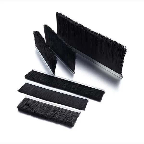 professional excellent quality flexible door seal brush for sliding wardrobe door