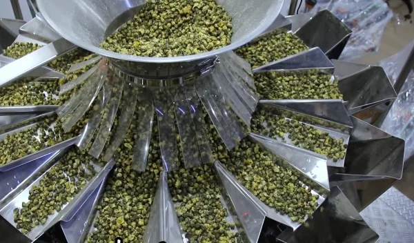 solution filling machine manufacturing plant automatic 14 head scale weigher granular multi-head filling machine